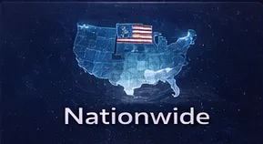 Nationwide geographic licensing coverage