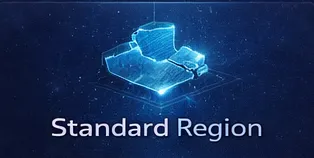 Standard Region geographic licensing coverage